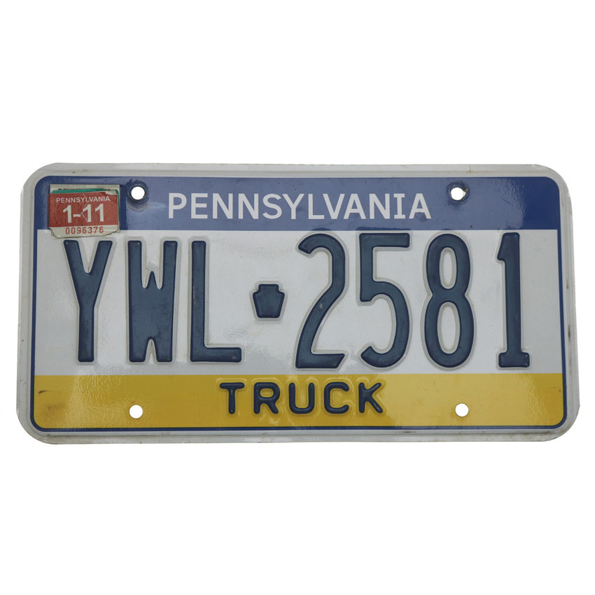 US-Nummernschild Pennsylvania - original