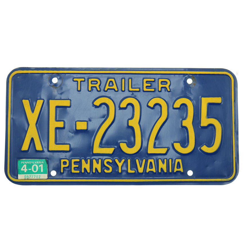 US Kennzeichen Pennsylvania - original Nummernschild aus den USA