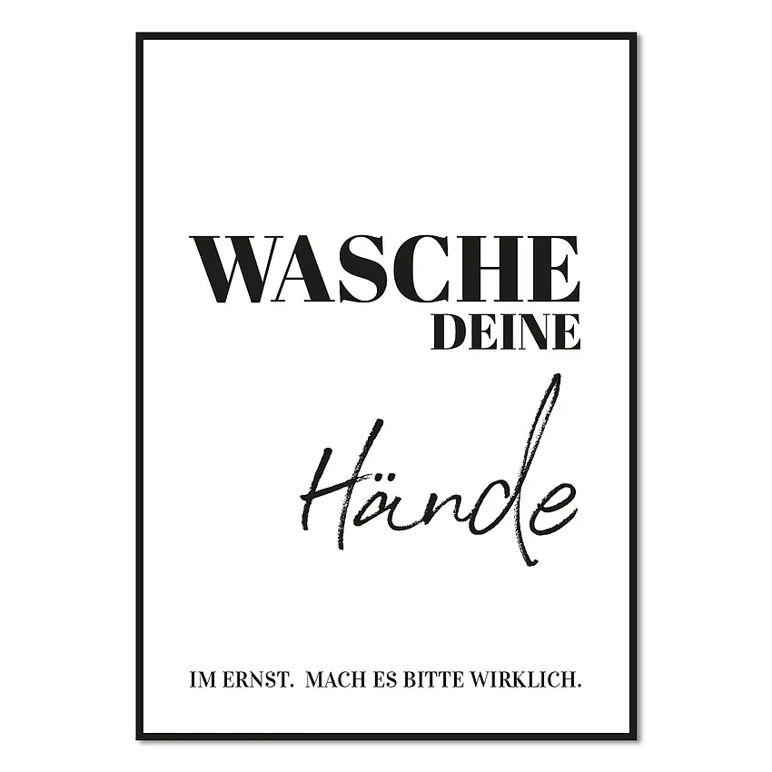 Proverdi GmbH Wasche deine Hände - Hinweisschild A5