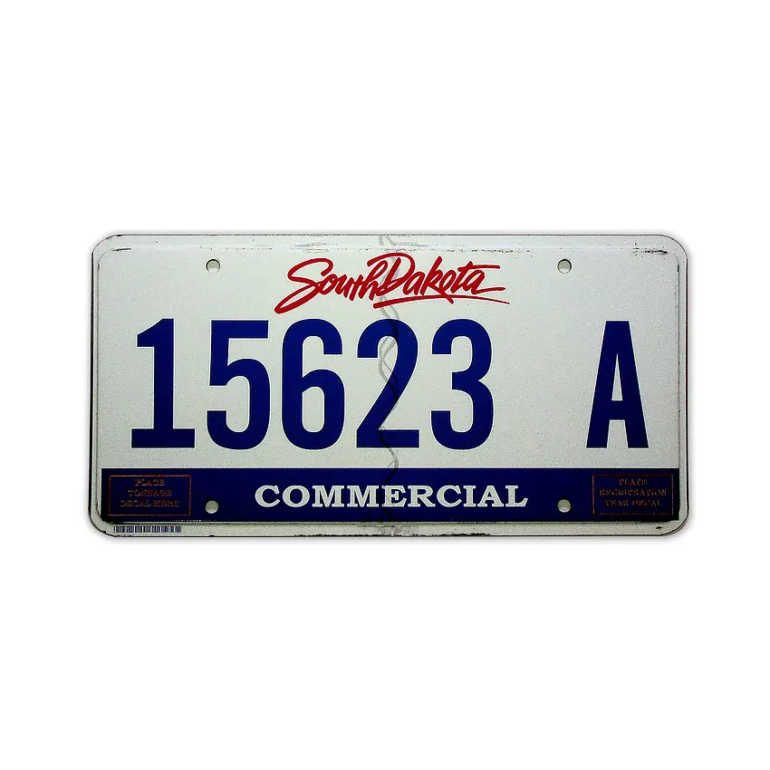 US Nummernschild South Dakota - original Nummernschild aus den USA