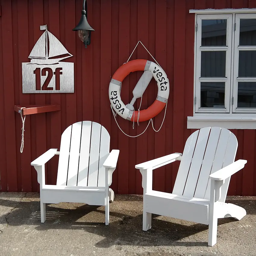 Edelstahl - Hausnummer mit Segelboot Motiv Typ 23 50 x 60 cm