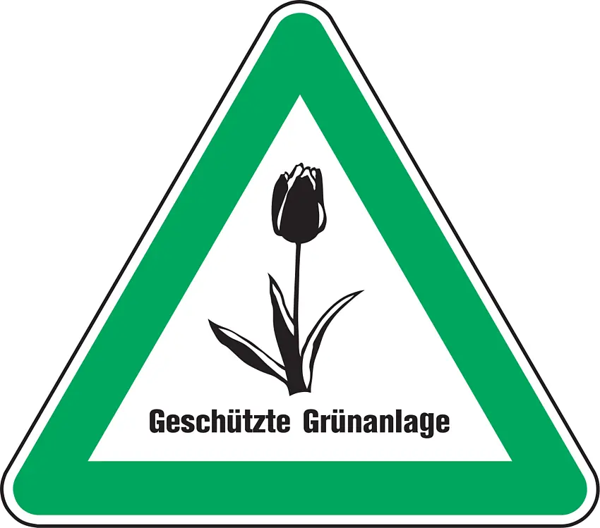 Tulpenschild - Geschützte Grünanlage