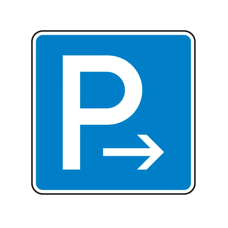 Verkehrszeichen - Parken Ende