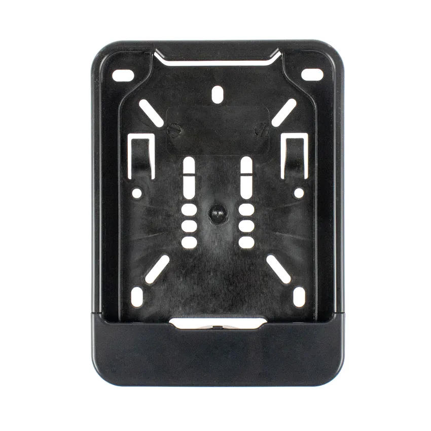 Kennzeichenhalter für Kleinkraftfahrzeuge, schwarz, 12,2 x 16,8 cm