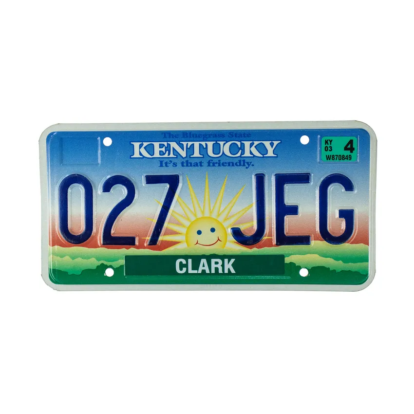US Nummernschild Kentucky