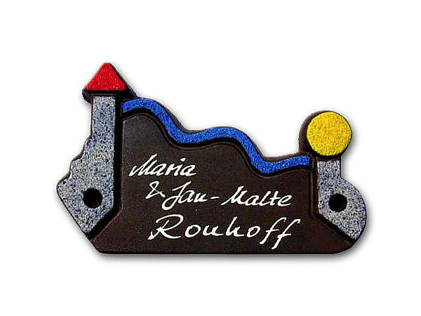 Keramik - Trschild Grafic Design in Granitoptik