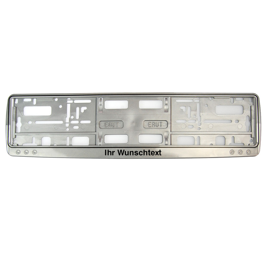 Kennzeichenhalter mit Wunschtext - Gre 52 cm 1 Stck
