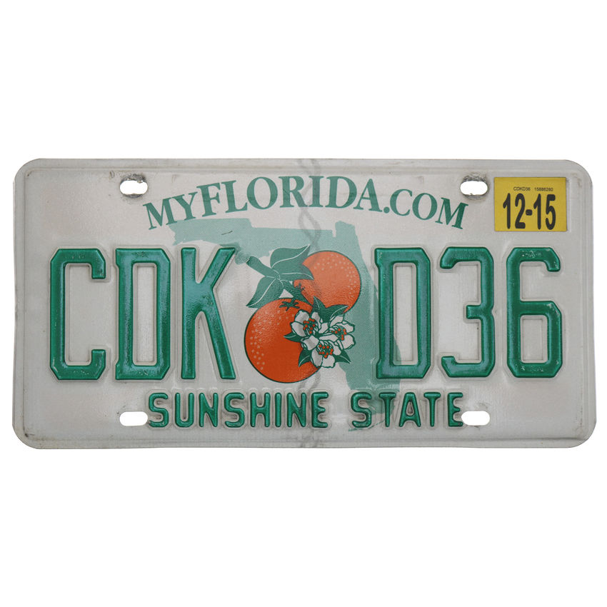 US-Nummernschild Florida - Sunshine State - original