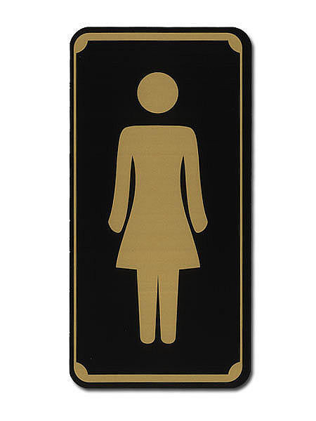 Toilettenschild fr das Damen - WC