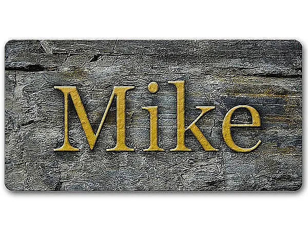 Grafikschild -Ihr individueller Wunschtext auf Stein 30 x 15 cm
