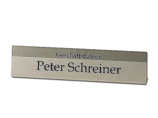 Aufsteller - Querformat - 15 x 3,5 cm