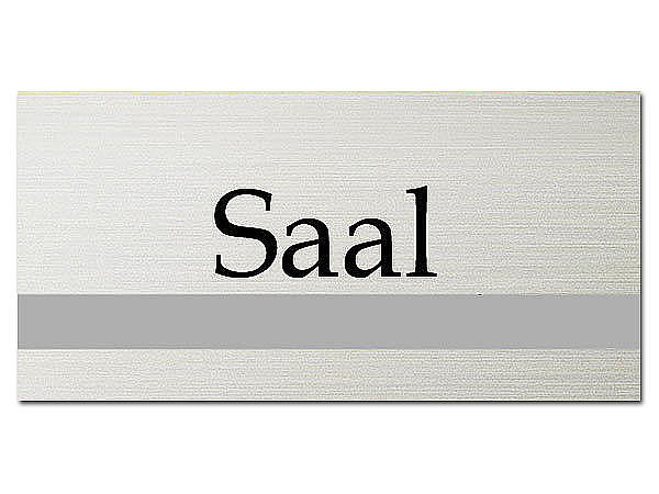 Trschild - Saal - ClassicLine - Gre: 200 x 100 mm