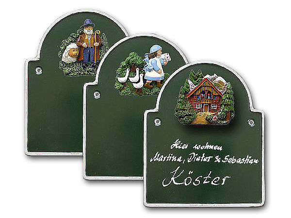 Artelith - Kleiner Bogen - landhausedelgrn - Gre 15x18 cm