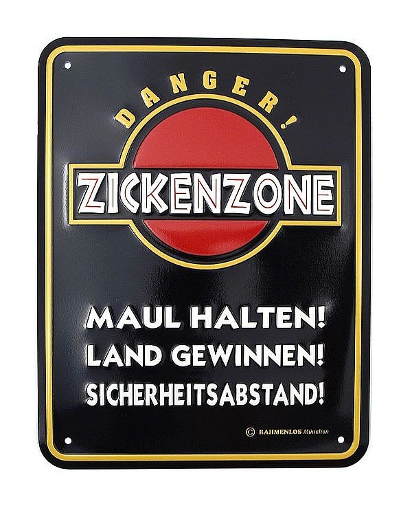 Funschild -Zickenzone-