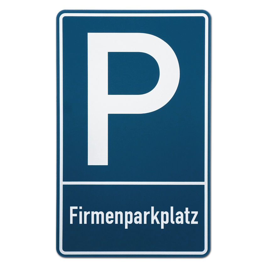 Parkplatzschild Firmenparkplatz
