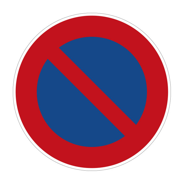 Verkehrszeichen Parkverbot - eingeschränktes Halteverbot nach StVO