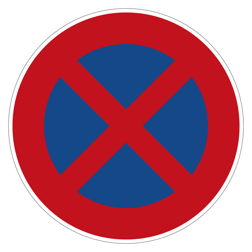 Verkehrszeichen Absolutes Halteverbot nach StVO