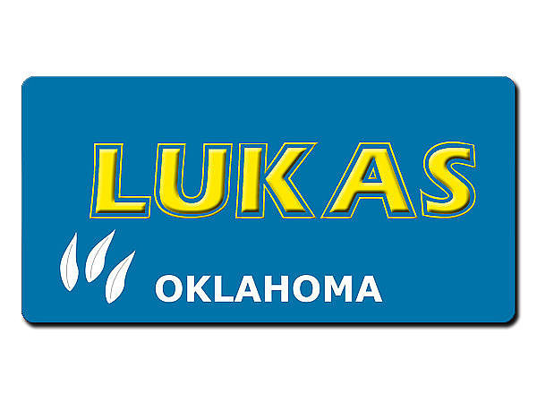 Oklahoma USA Dekoschild mit individuellem Wunschtext bedruckt
