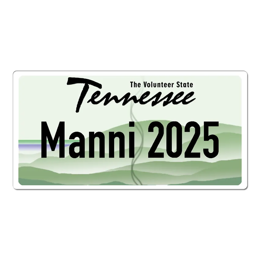 Tennessee USA Dekoschild mit Wunschtext bedruckt 30 x 15 cm