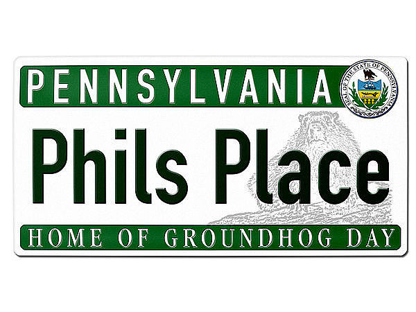 Pennsylvania USA Dekoschild - Kfz-Kennzeichen mit Wunschtext bedruckt