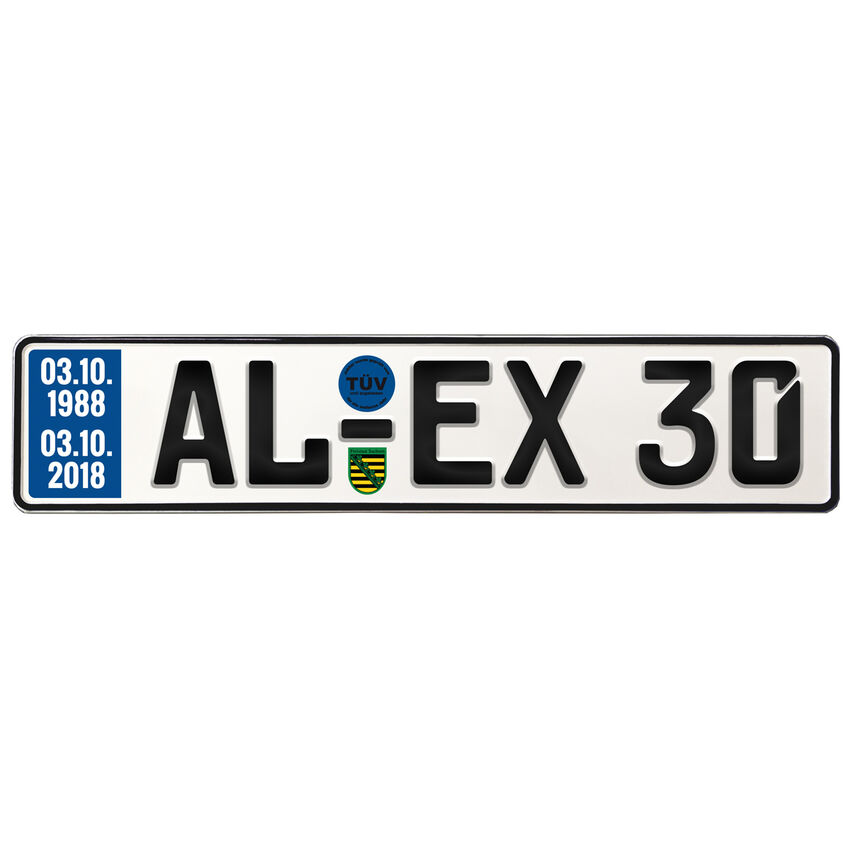 Geburtstagsgeschenk Schild mit TV zum 30. Geburtstag
