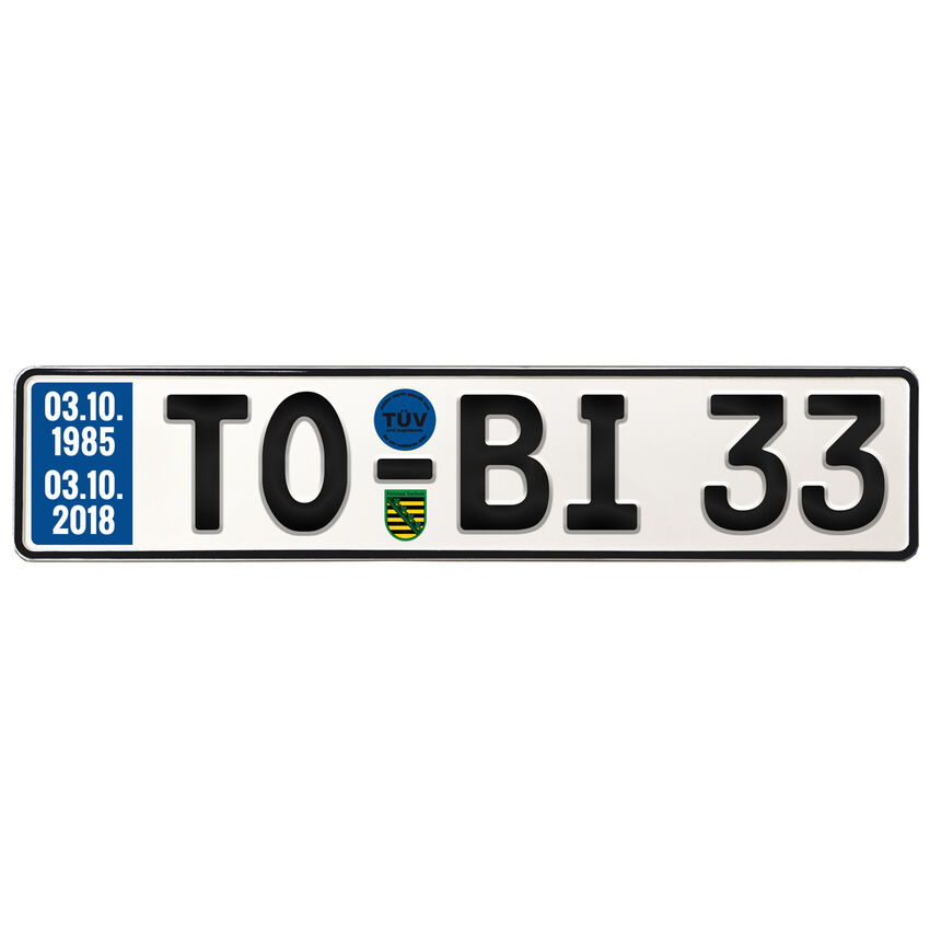 Geburtstagsgeschenk Schild mit TV zum 33. Geburtstag