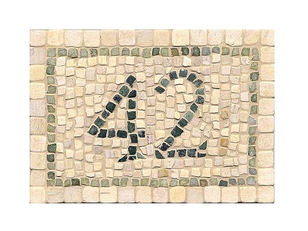 Mosaik-Set - Hausnummer aus echtem Marmor zum Selbstgestalten