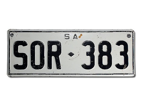 Nummernschild South Australia