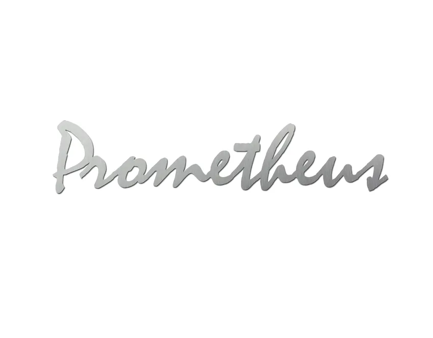 Edelstahl-Namensschild bis max. 15 Buchstaben
