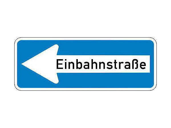 Verkehrszeichen Einbahnstrae