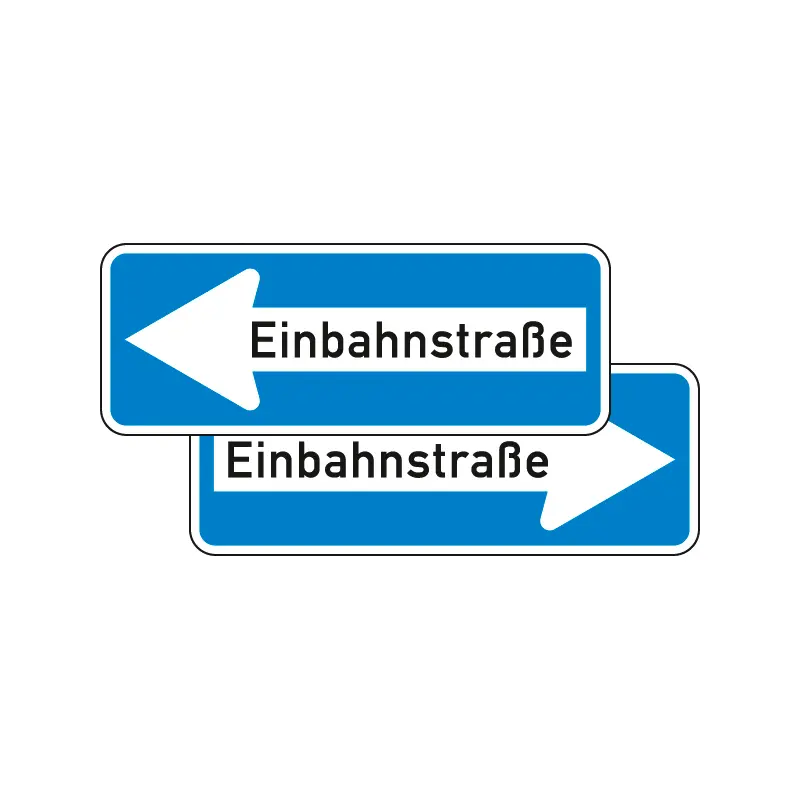 Verkehrszeichen Einbahnstraße