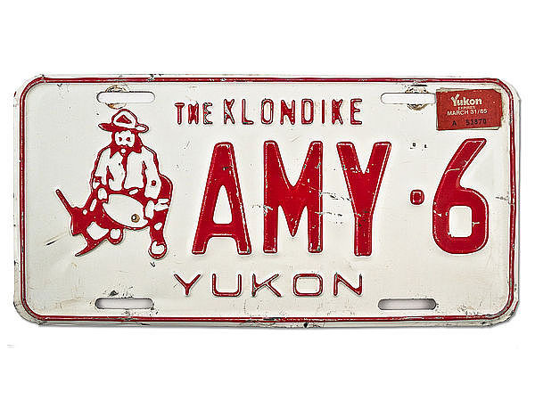 Kanadisches Fahrzeugkennzeichen Yukon