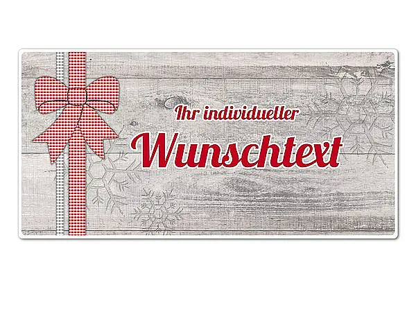 Dekoschild Hüttentraum mit Wunschtext 30 x 15 cm