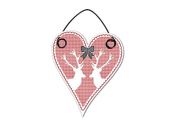 Proverdi GmbH Weihnachtsbaumschmuck Hüttentraum - 10 Cm Hirsche