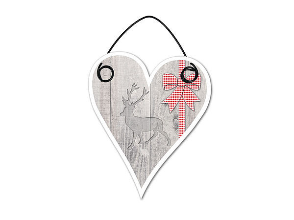 Weihnachtsbaumschmuck Httentraum - 100 mm Schleife