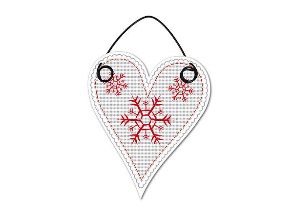 Weihnachtsbaumschmuck Httentraum - 100 mm Schneeflocken