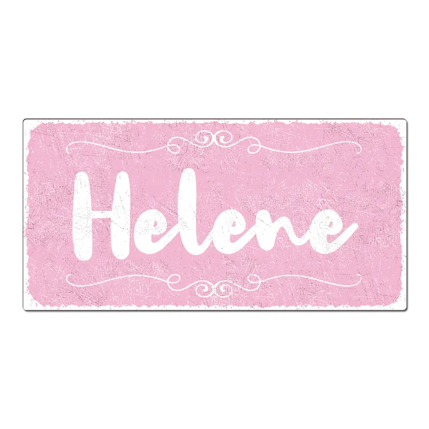 Dekoschild Vintage rosa 20 x 10 cm
