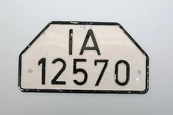 Motorradkennzeichen Berlin 1906 - 1945