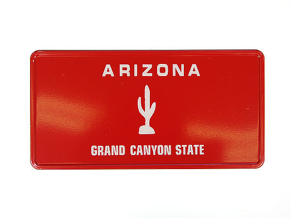 Arizona - Plate mit Wunschtext Folienschrift