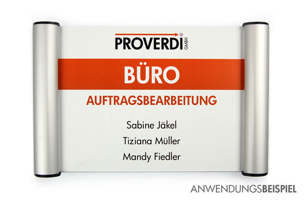 Trschild zum Selbstbeschriften in A5