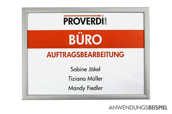 Rahmen aus Aluminium im Format A4