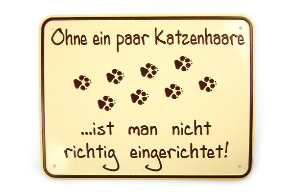 Funschild - Katze