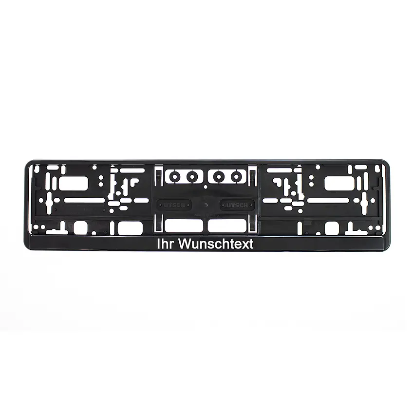 Kennzeichenhalter mit Wunschtext bedrucken - Größe 52 cm | pro Stück