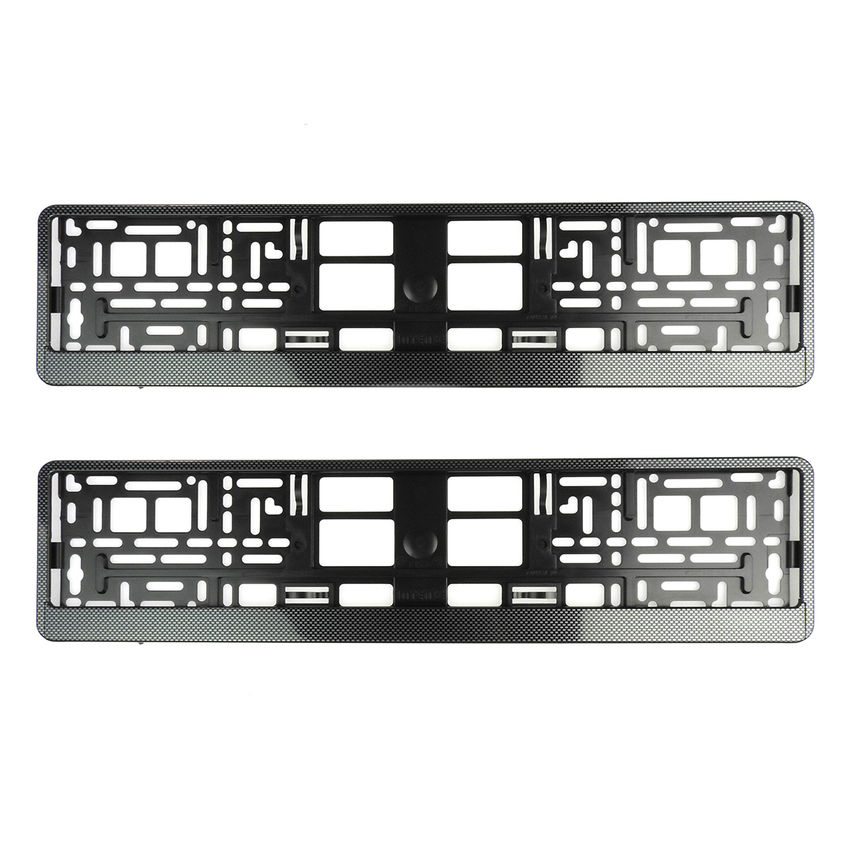 Kennzeichenhalter Carbon Look 2 Stck