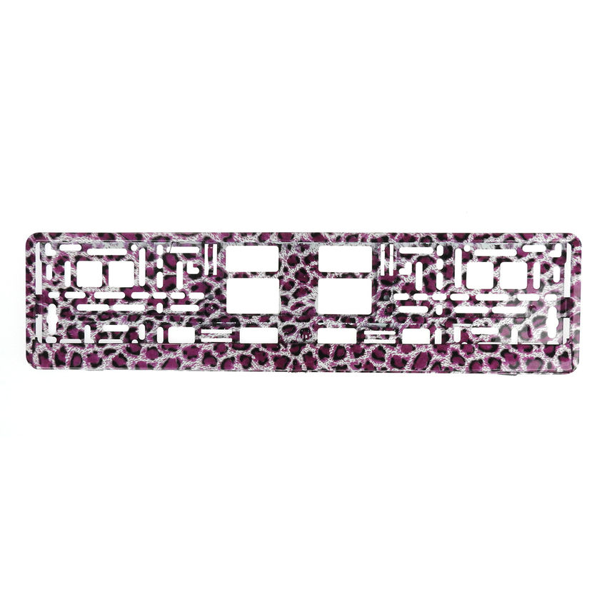 Kennzeichenhalter Pink Leo 1 Stck