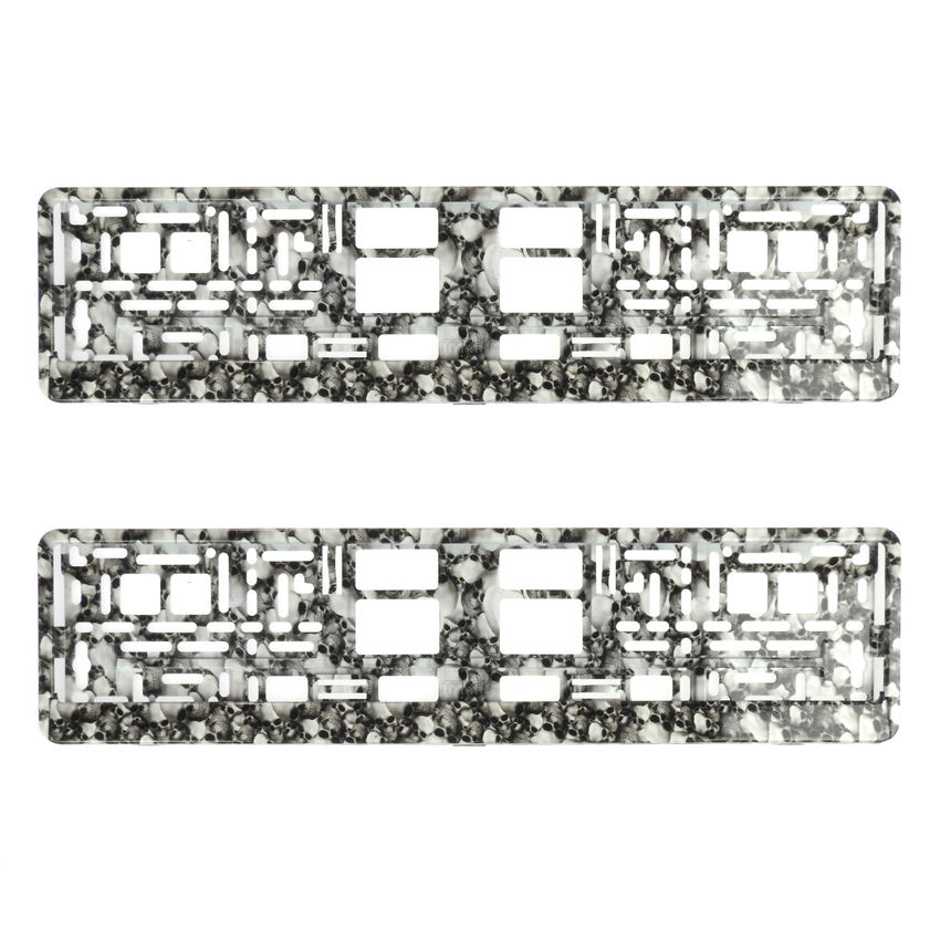 Kennzeichenhalter Skulls 2 Stck