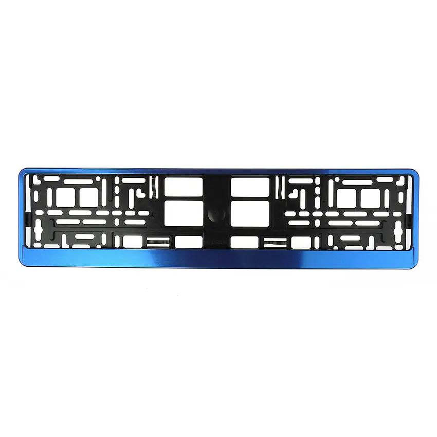 Kennzeichenhalter Blue Butlerfinish | pro Stück