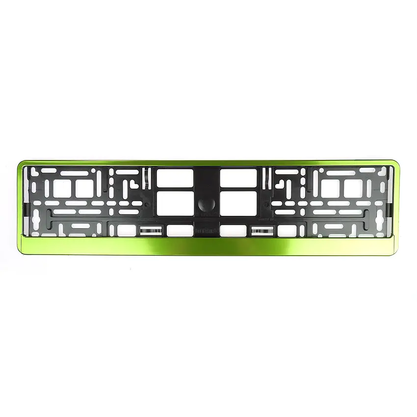 Kennzeichenhalter apfelgrün metallic | pro Stück