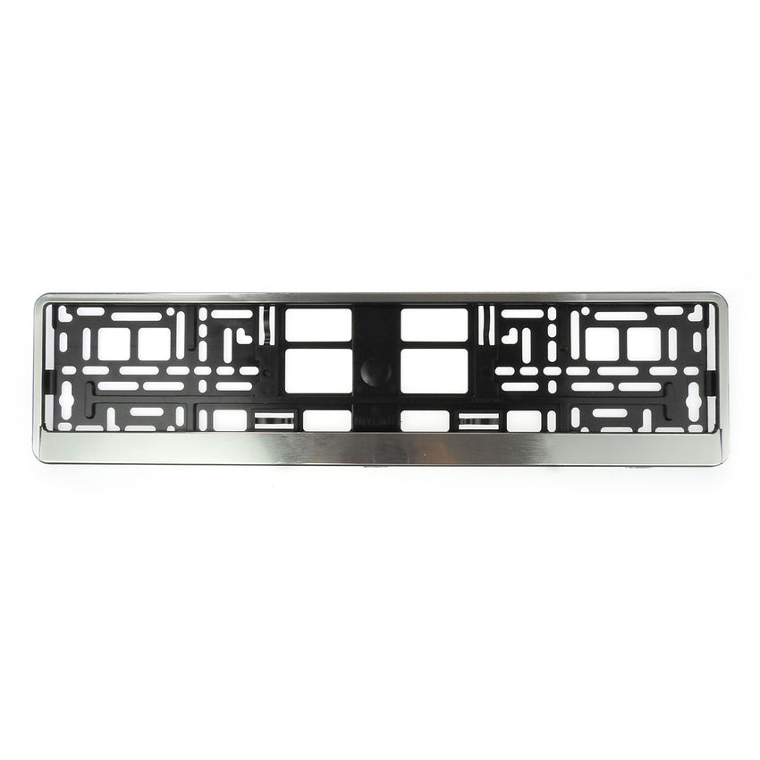 Kennzeichenhalter Silver Butlerfinish 1 Stck