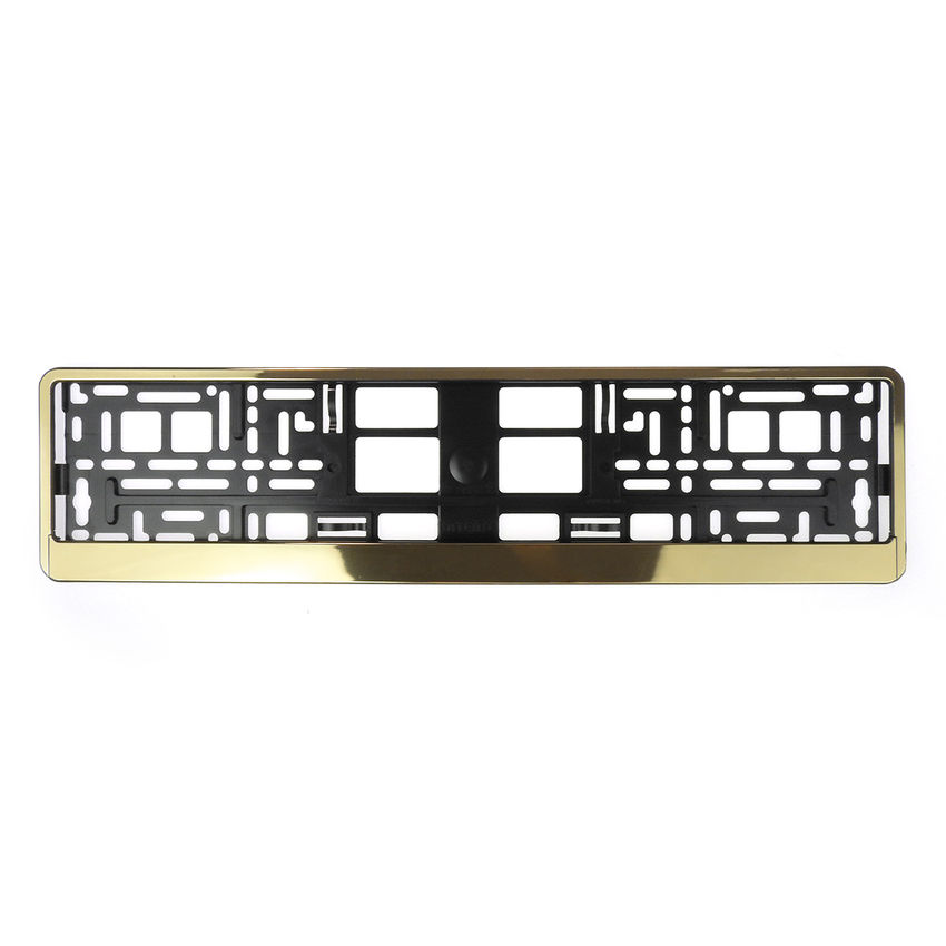 Kennzeichenhalter Butlerfinish Gold 1 Stck